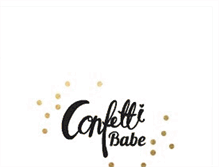 Tablet Screenshot of confettibabe.com